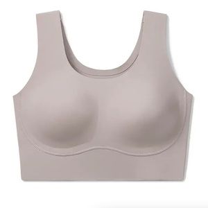 True & Co Body Lift Scoopneck Bra | Mink | Size Medium